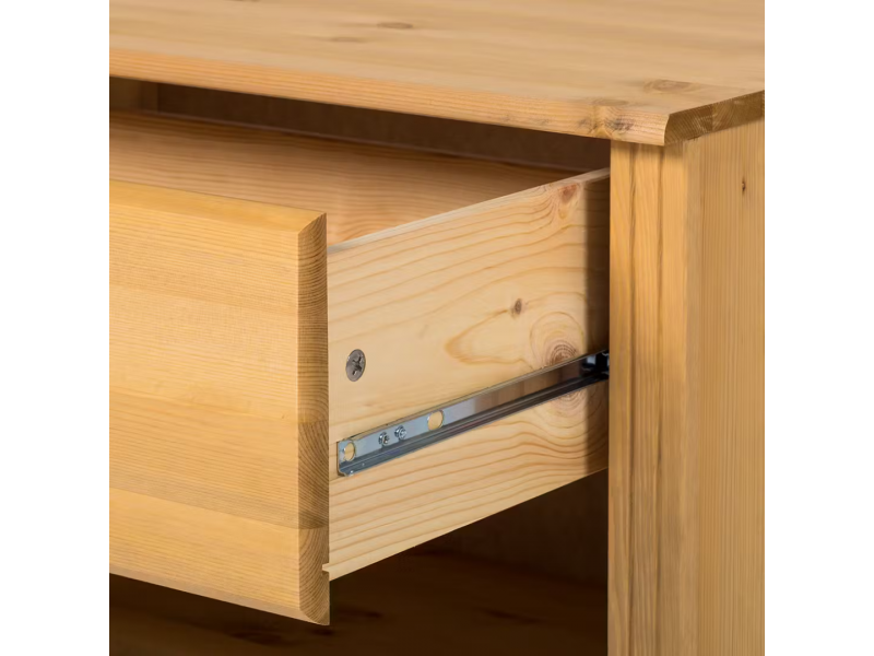 Kit com 3 estantes com portas nas laterais em Madeira Maciça – Acabamento em cera natural com o toque acetinado | Coleção Biblioteca